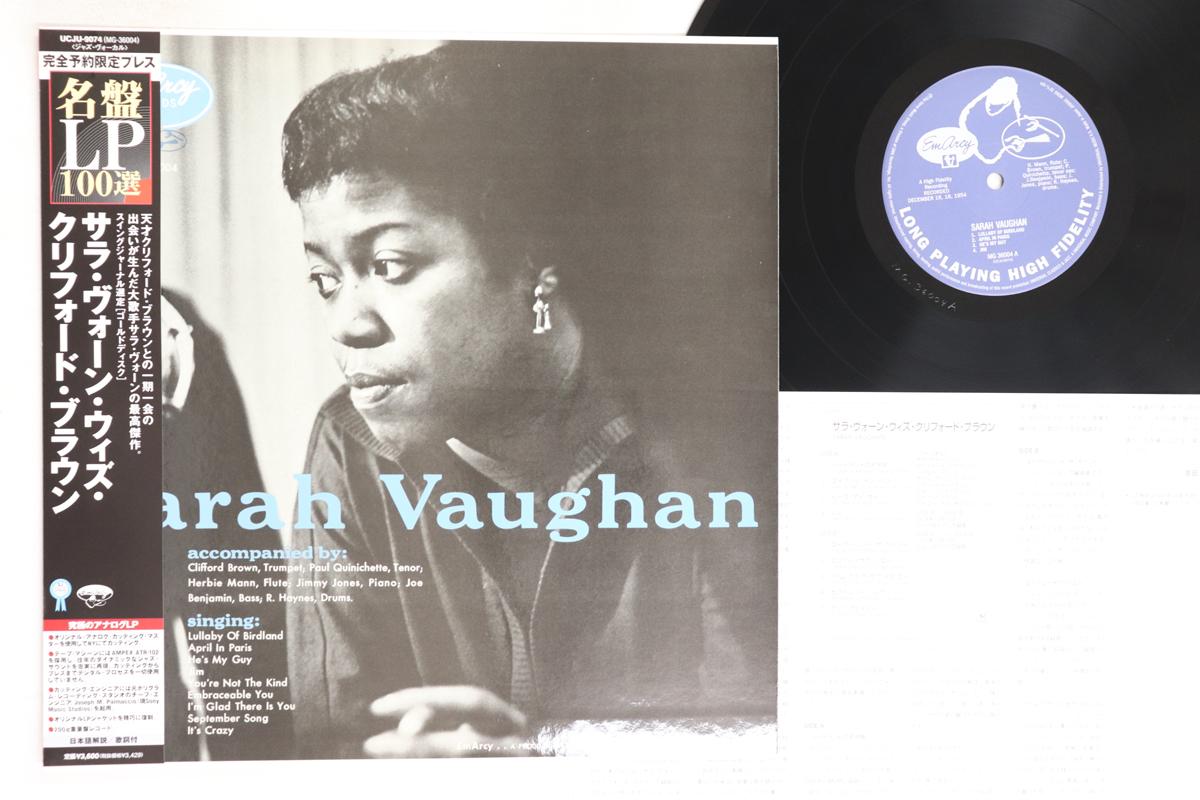 LP-пластинка САРА ВОН - Сара Вон (200г) UCJU9074 VERVE 2007 Япония Оби Джаз Б/У